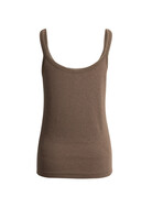 Yaya Yaya Singlet Mesh Edge W.Brown