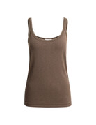 Yaya Yaya Singlet Mesh Edge W.Brown