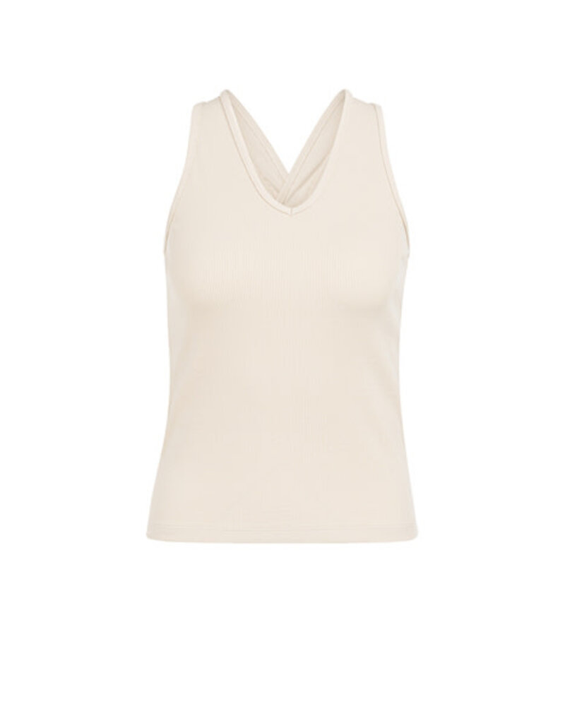 Yaya Yaya Singlet Racerback C.C White