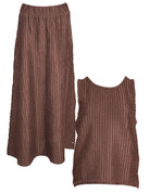 Feel Fashion Feel Top/Rok Set D.Brown