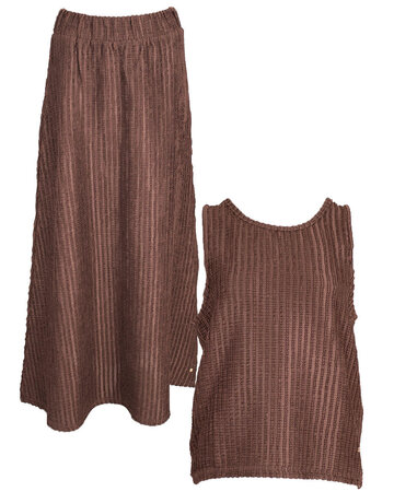 Feel Top/Rok Set D.Brown