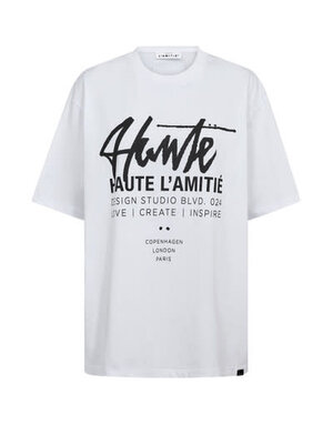 Haute L' Amitié HL Studio Loose Tag Tee White