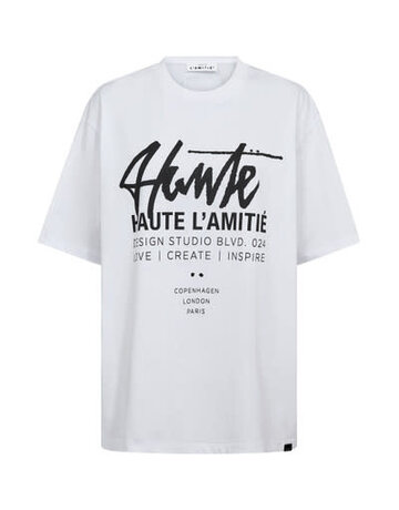 Haute L' Amitié HL Studio Loose Tag Tee White