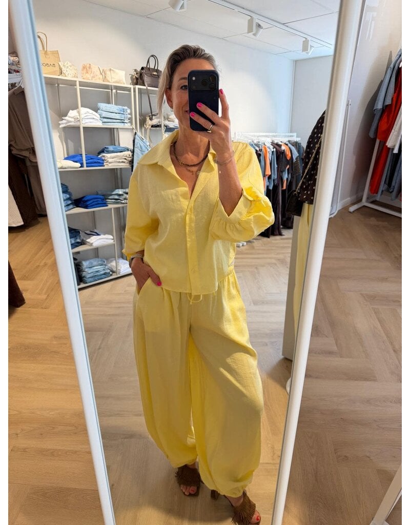 Feel Fashion Feel Set Blouse/Ballon Geel