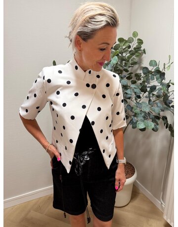 Feel Fashion Feel Blazer KM Stip Wit
