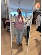 Feel Blouse LM Str. Roze