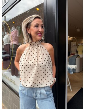 Feel Fashion Feel Halter stip Beige