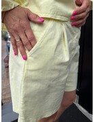 Feel Fashion Feel Short Geel Jeans
