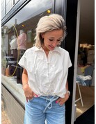 Feel blouse KM Knoop Wit
