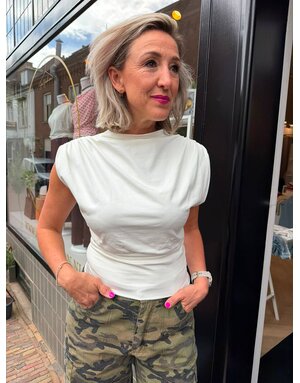 Feel Fashion Feel Top Kapmouw Wit