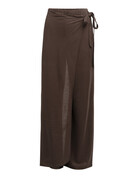 Yaya Yaya Wide-leg jersey pant wrap effect Aub.Purple