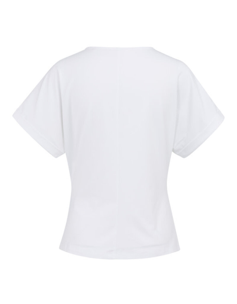 Yaya Yaya Round top knotted detail P.White
