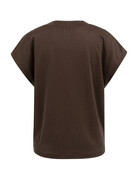 Yaya Yaya Sls top crew neckline Aub. Purple