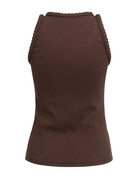 Yaya Yaya Singlet with braided edge Aub.Purple