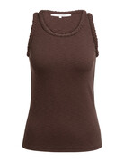 Yaya Yaya Singlet with braided edge Aub.Purple