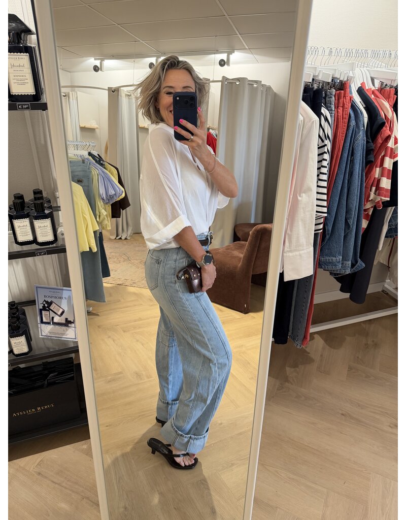 Haute L' Amitié HL Barrel Pocket Jeans BL.DNM