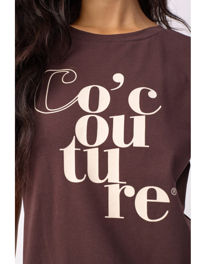 Co' Couture Co'Couture CC logo Choc Plum
