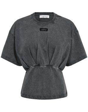 Haute L' Amitié HL Romie Pleat Tee Black
