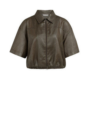 Yaya Yaya Blouse jack Coat Brown