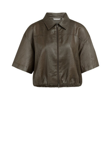 Yaya Yaya Blouse jack Coat Brown