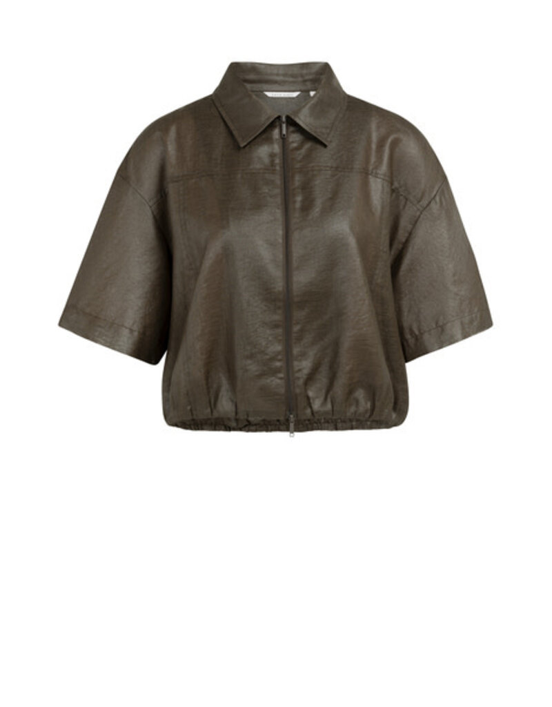 Yaya Yaya Blouse jack Coat Brown