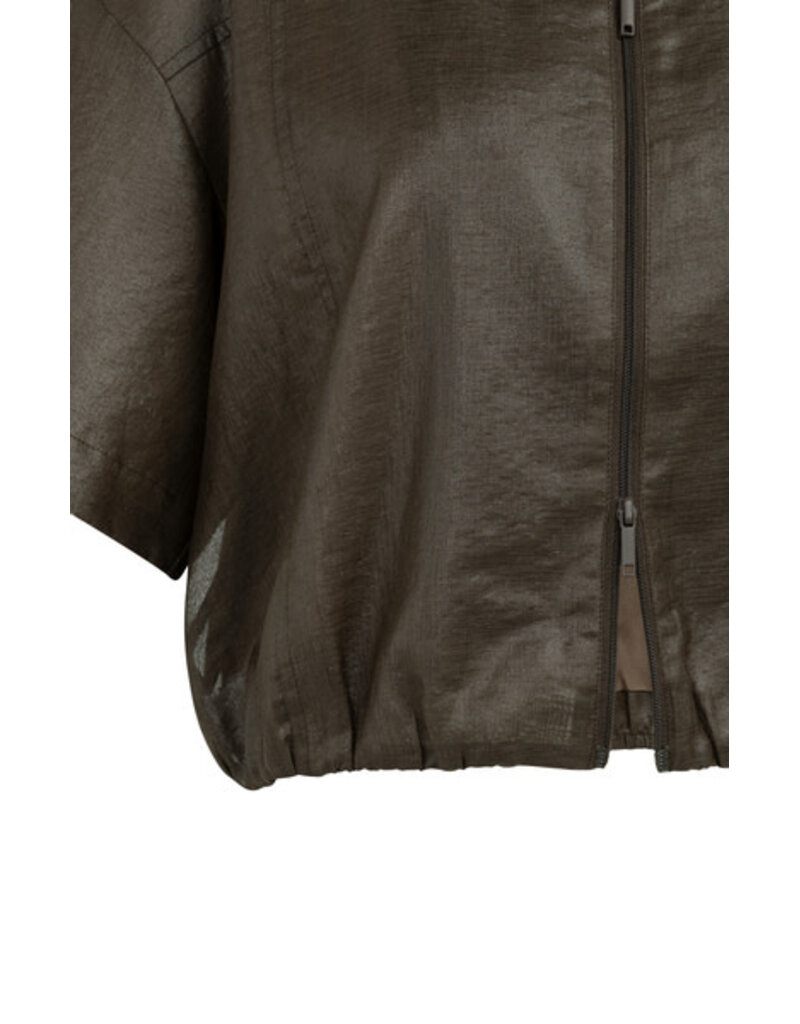 Yaya Yaya Blouse jack Coat Brown