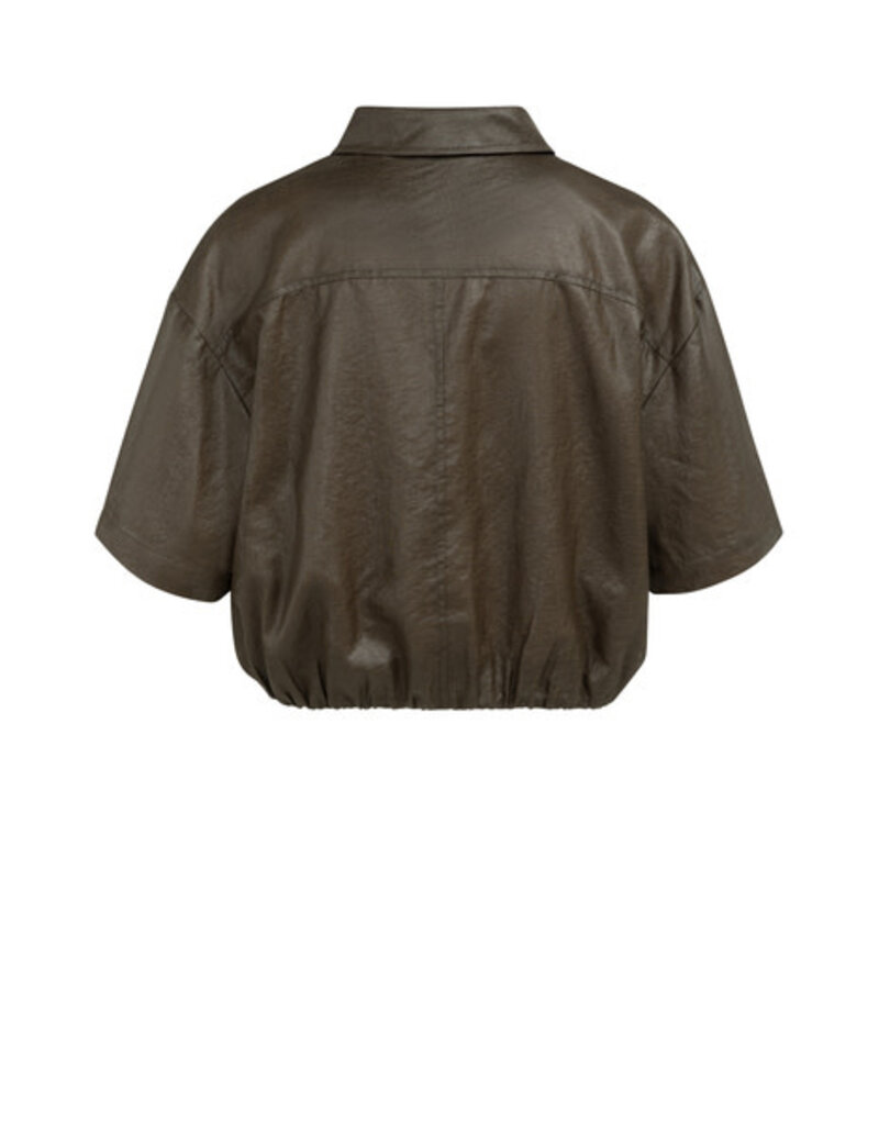 Yaya Yaya Blouse jack Coat Brown