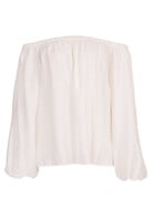 Feel Fashion Feel Blouse Strapl. O.White
