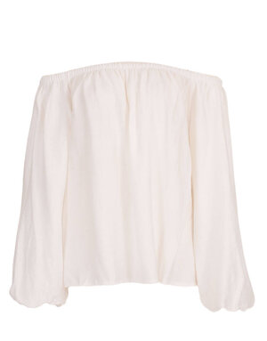 Feel Fashion Feel Blouse Strapl. O.White
