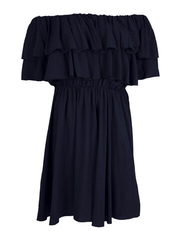 Feel Fashion Feel Strapl. Jurk Navy