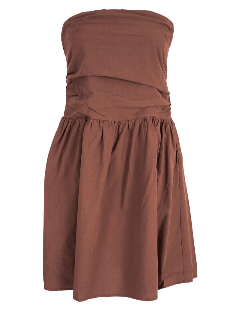 Feel Fashion Parijs Puck Jurk Brown