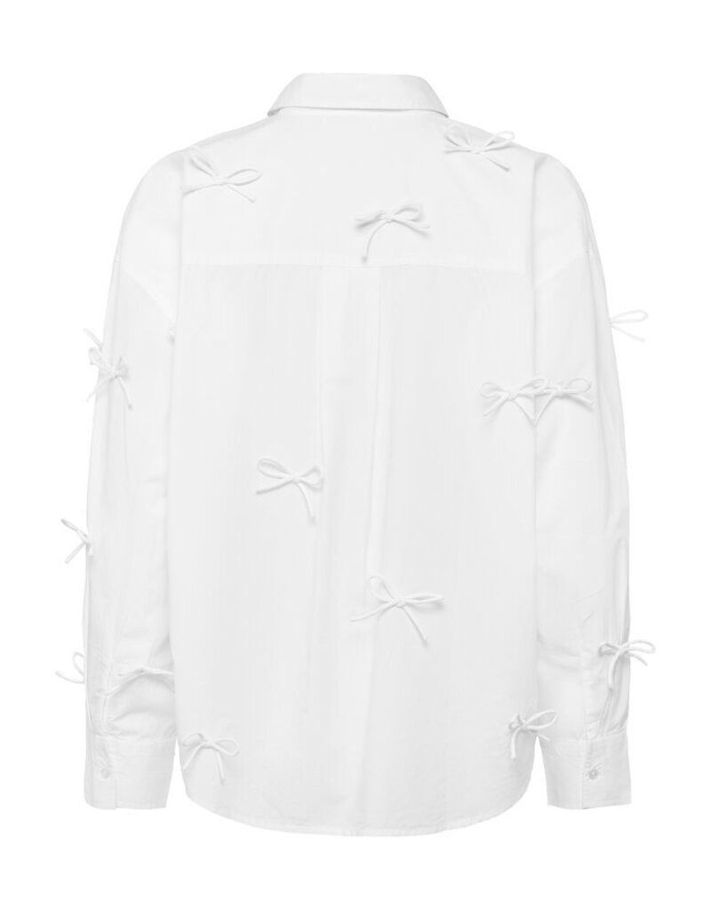 Soaked Soaked SLJoa Bow Shirt B.White
