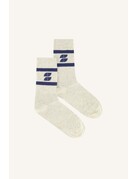 By-Bar By-Bar Logo Sparkle Grey/Navy Socks