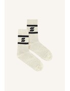 By-Bar By-Bar Logo Sparkle Grey/Black Socks