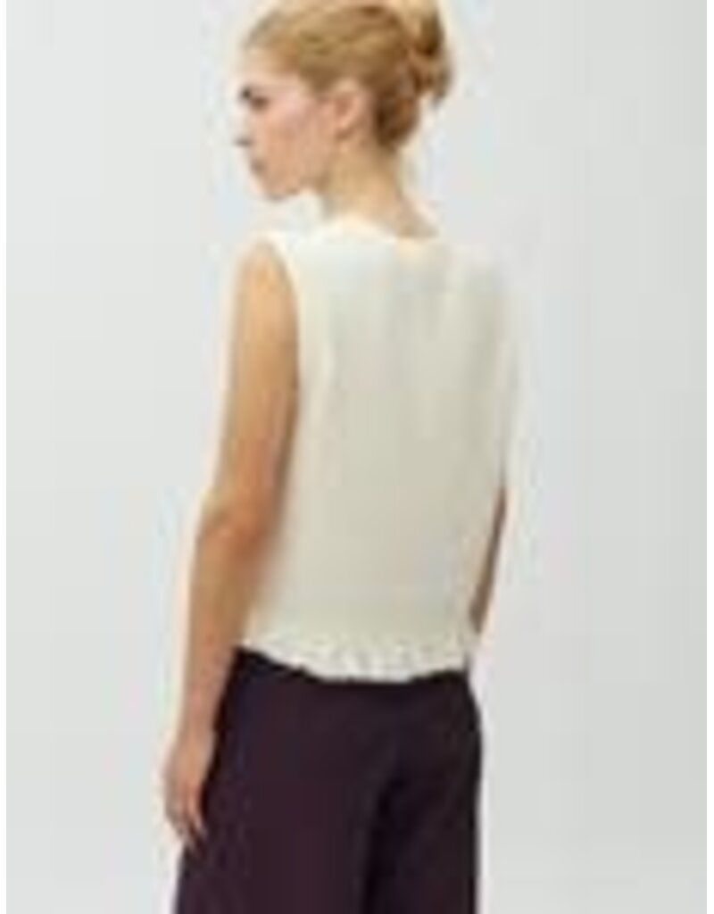 MBYM MBYM Frilana-M Cream Knit Top