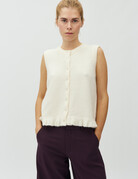 MBYM MBYM Frilana-M Cream Knit Top