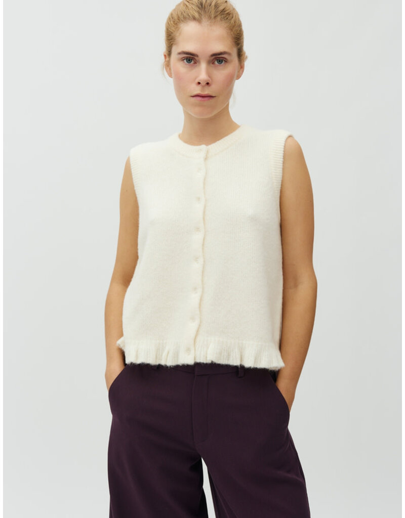 MBYM MBYM Frilana-M Cream Knit Top