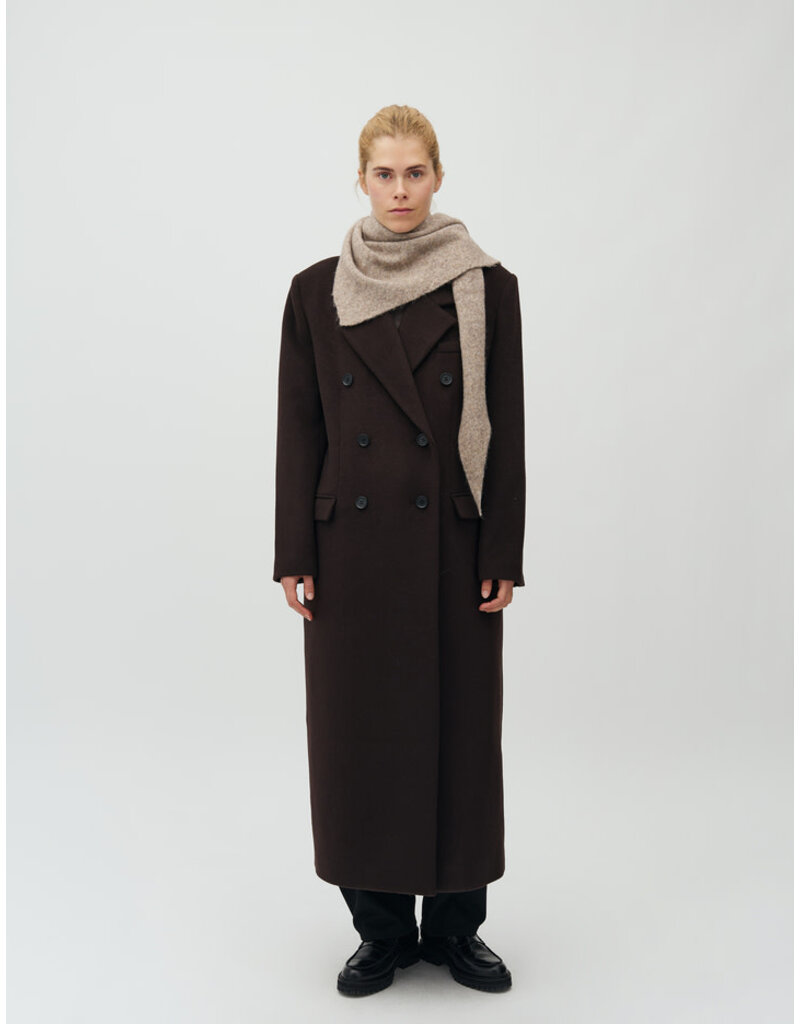 MBYM MBYM Sevyn-M Greige Mel Shawl
