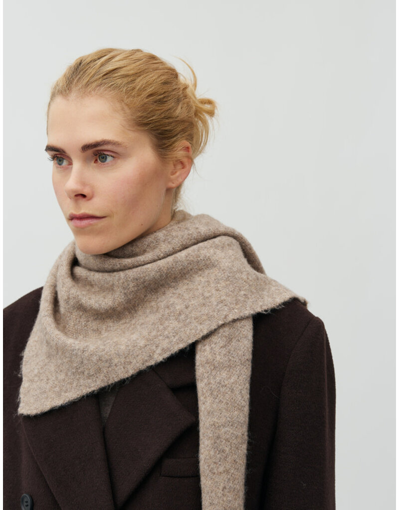 MBYM MBYM Sevyn-M Greige Mel Shawl