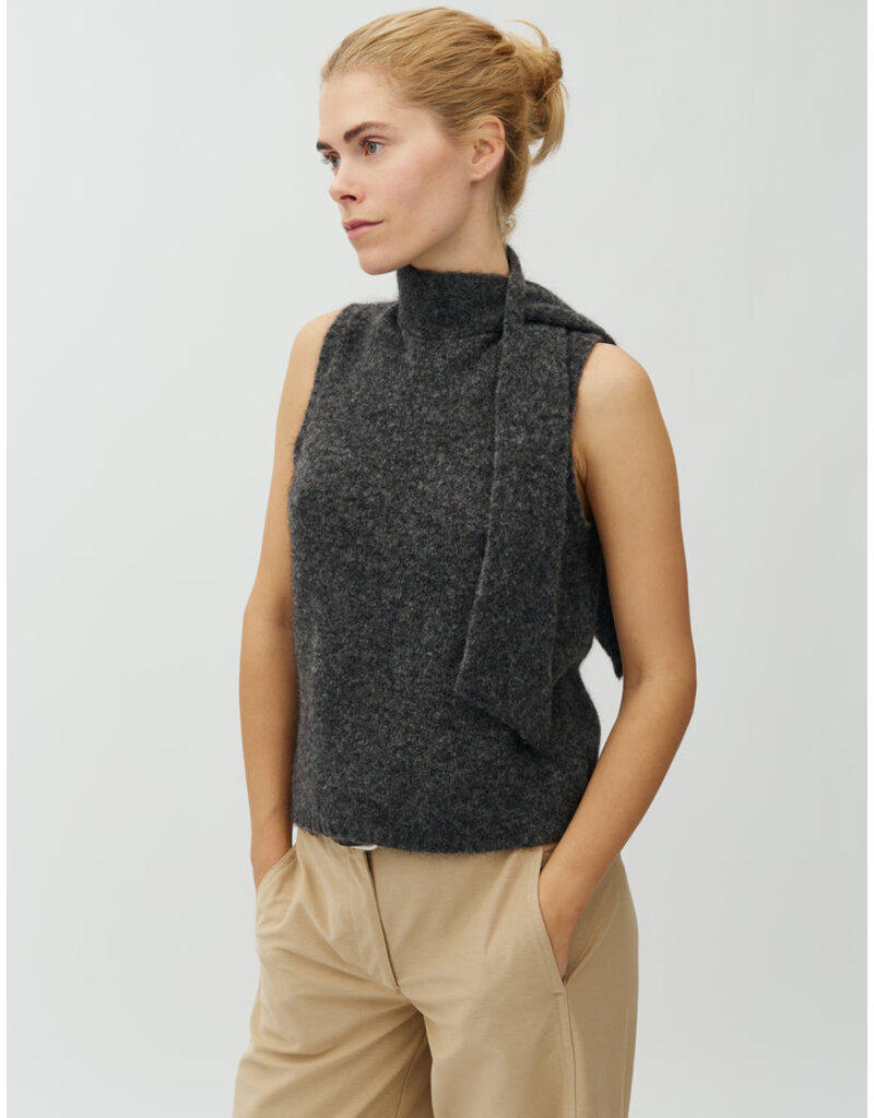 MBYM MBYM Fine-M Knit Top D.Grey Mel