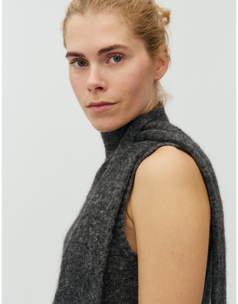 MBYM MBYM Fine-M Knit Top D.Grey Mel