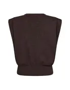 Co' Couture Co'Couture LueCC Wing Knit Vest D.Brown