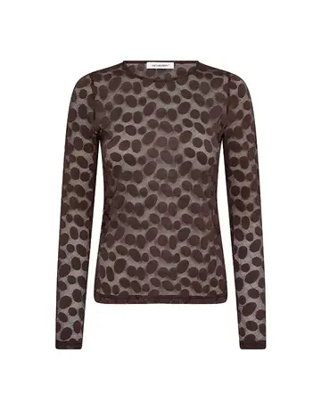Co' Couture Co'Couture PenolaCC O-Neck Blouse D.Brown