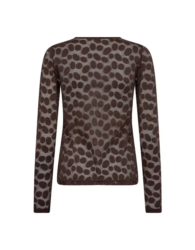 Co' Couture Co'Couture PenolaCC O-Neck Blouse D.Brown