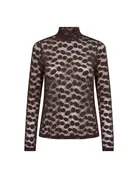 Co' Couture Co'Couture PenolaCC Turtleneck Blouse D.Brown
