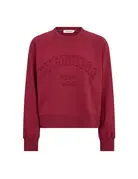 Co' Couture Co'Couture ErisCC Patch Sweat Berry Red