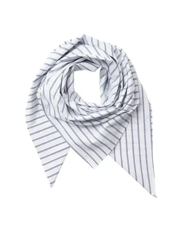 Co' Couture Co'Couture SomoCC Stripe Scarf White