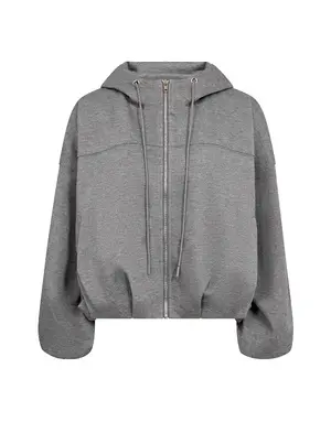 Co' Couture Co'Couture LanceCC Balloon HoodieMid Gray Mel.