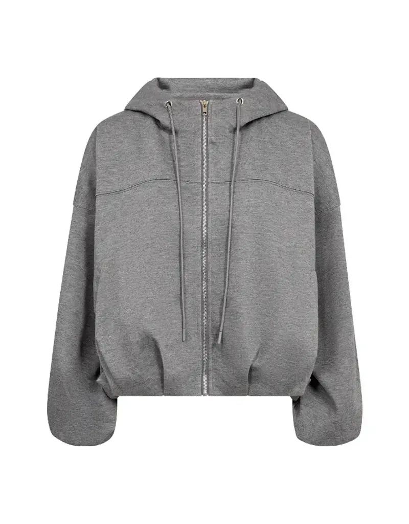 Co' Couture Co'Couture LanceCC Balloon HoodieMid Gray Mel.