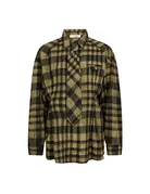 Co' Couture Co 'Couture KyelCC Check Tie Pleat Shirt Army